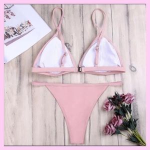 Swim - BNWT- Lt. Pink Rhinestone 2 Piece Swimsuit Swim - BNWT- Lt. Pink Rhinestone 2 Piece Swimsuit